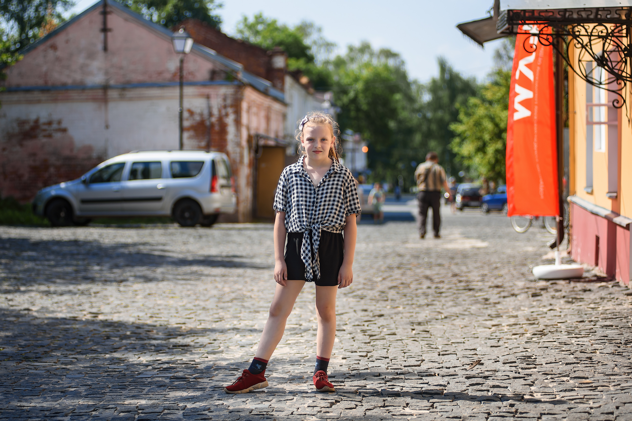 Summer walk)) - My, Summer, The photo, Volga river, Tutaev, Children, Motor ship, Longpost, City walk