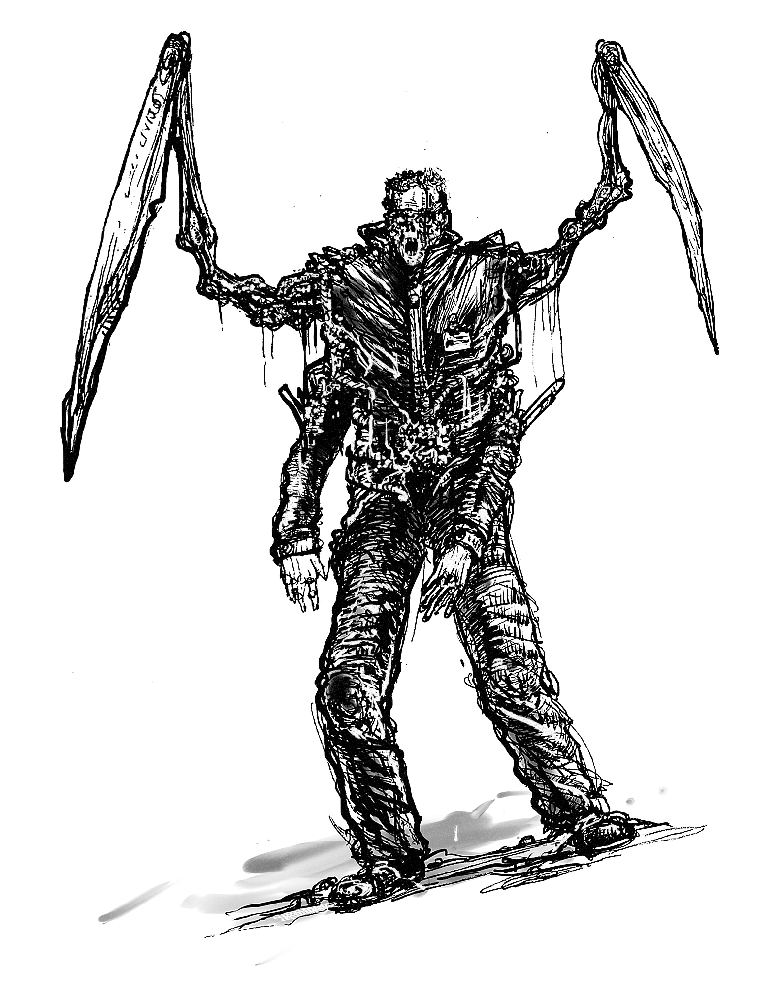 Dead Space (continued) - My, Drawing, Graphics, Dead space, Art, Game art, Digital, Longpost