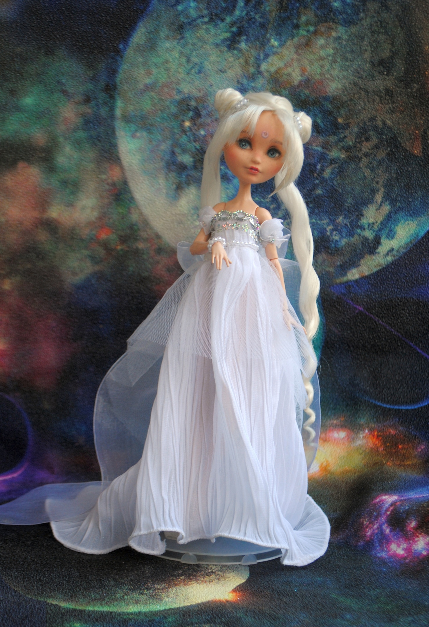 Sailor Moon or Serenity in the form of a do-it-yourself doll - My, Doll, Handmade, Art, Sailor Moon, Ooak, Collecting, Anime, Video, Video VK, Longpost