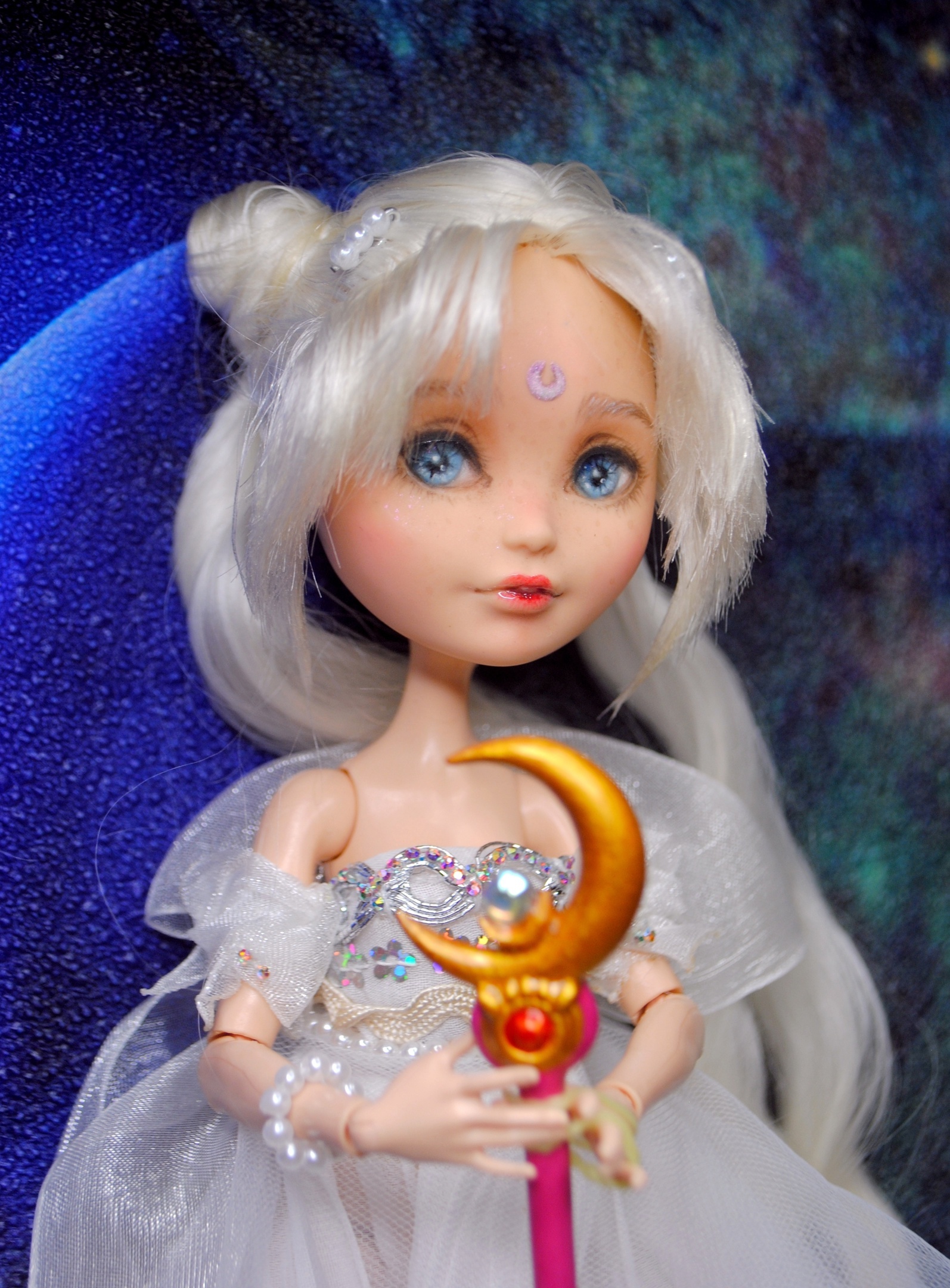 Sailor Moon or Serenity in the form of a do-it-yourself doll - My, Doll, Handmade, Art, Sailor Moon, Ooak, Collecting, Anime, Video, Video VK, Longpost