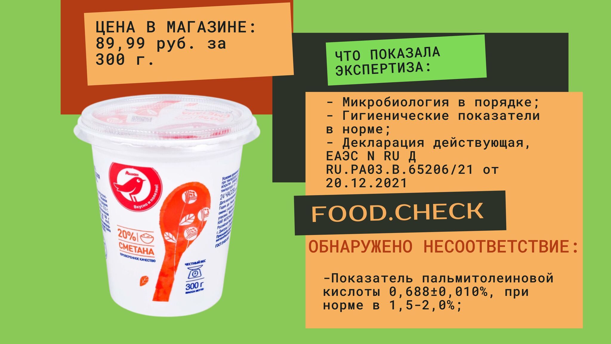 What did the examination of sour cream show? - My, Products, Food, Milk products, Sour cream, Expertise, Проверка, Video, Youtube, Longpost