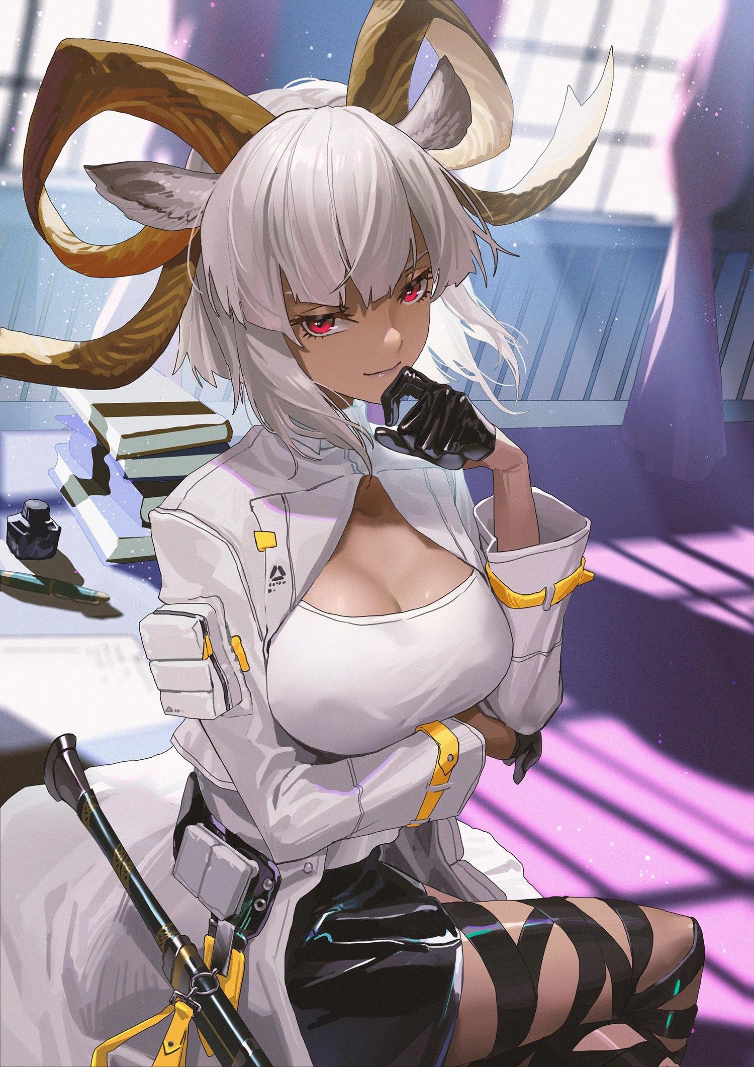 Arknights operators - Anime, Anime art, Arknights, Black Knight (Arknights), Carnelian, Ceobe (Arknights), Amiya, Aurora (Arknights), Dusk (Arknights), Hoshiguma, Video, Longpost, Mudrock