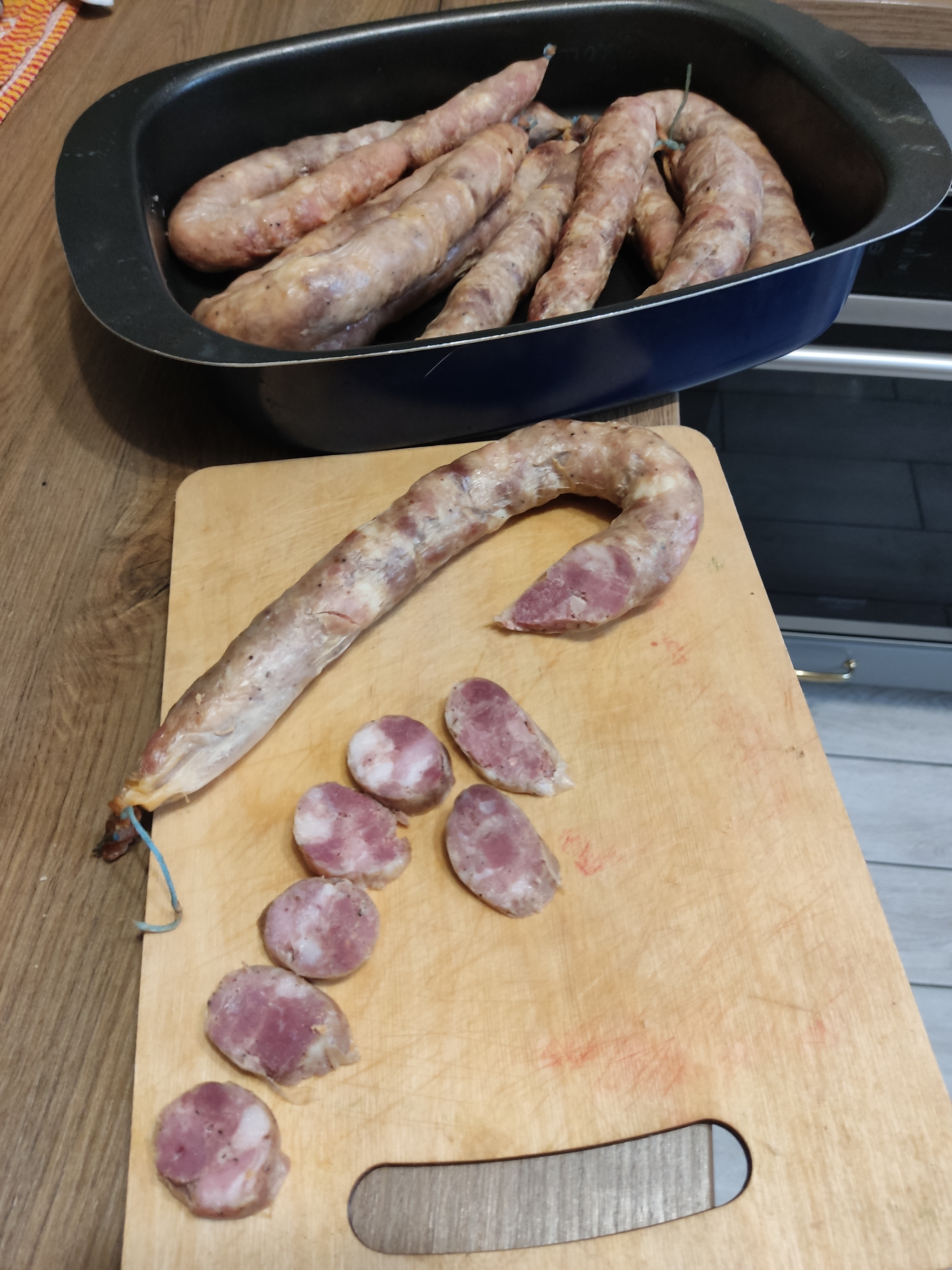 homemade sausage - My, Meat, Recipe, Krakow sausage, Beer snack, Longpost