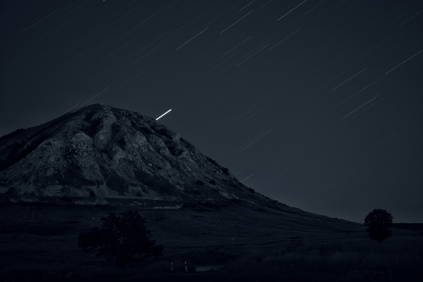 Sky over Toratau - My, Bashkortostan, Toratau, Bashkir Shikhans, The photo, Night shooting, Starry sky, Nikon