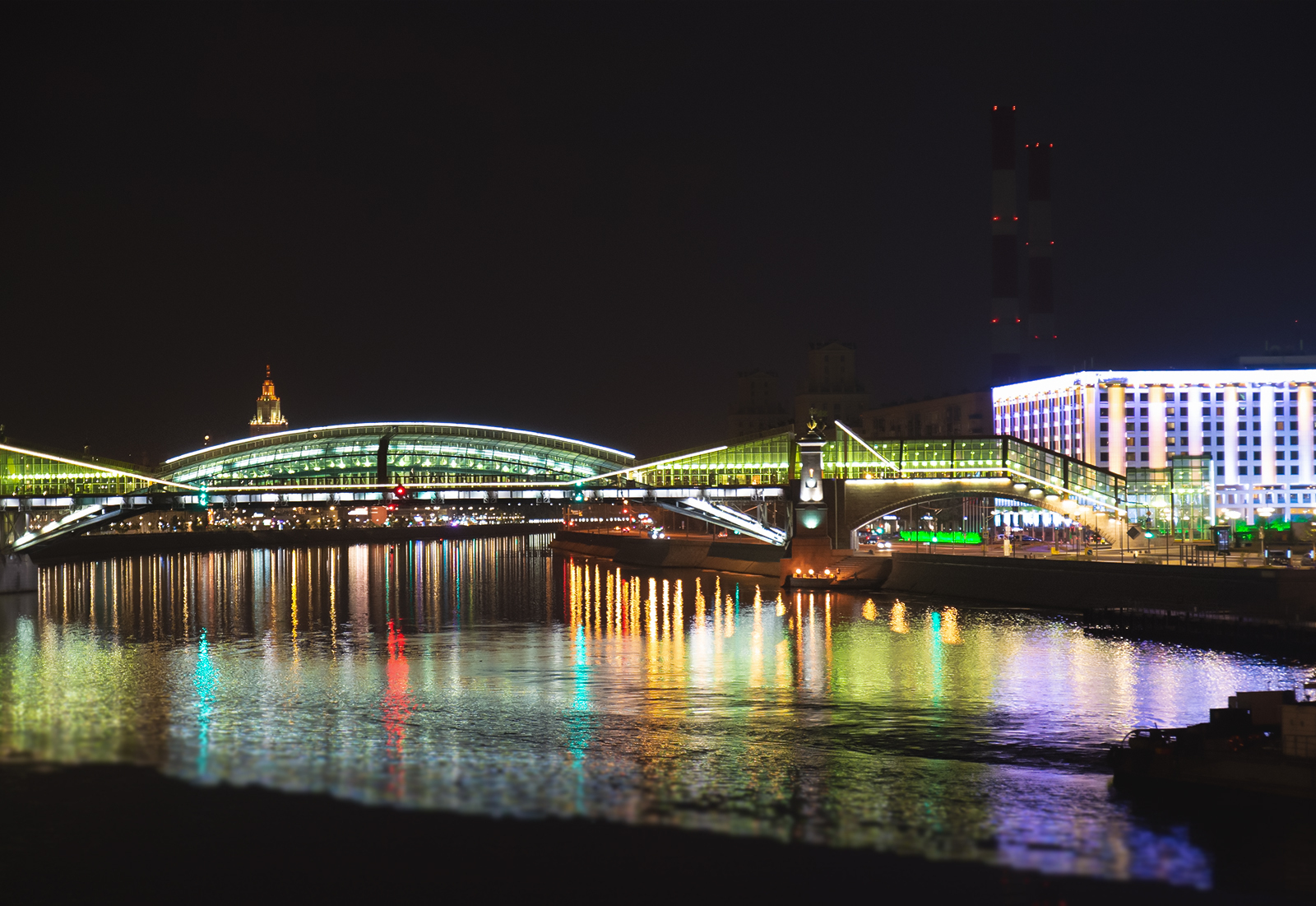 Moscow at night - My, Moscow, Moscow City, Poklonnaya Gora, Sparrow Hills, The photo, Zaryadye, Night city, VDNKh, Longpost