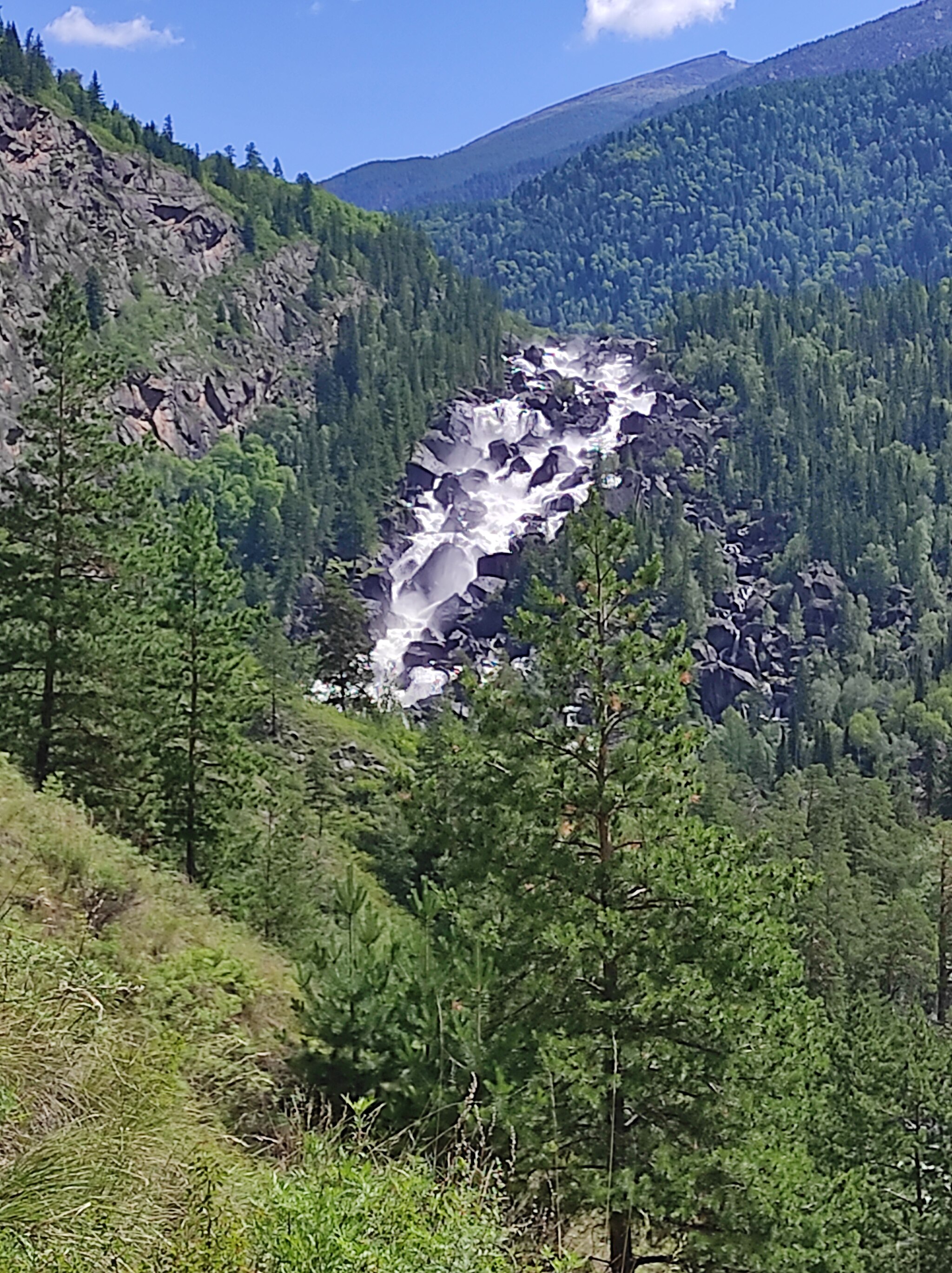 Gorny Altai July 2022 - My, Altai Republic, Travel across Russia, The mountains, Waterfall, Longpost, Video