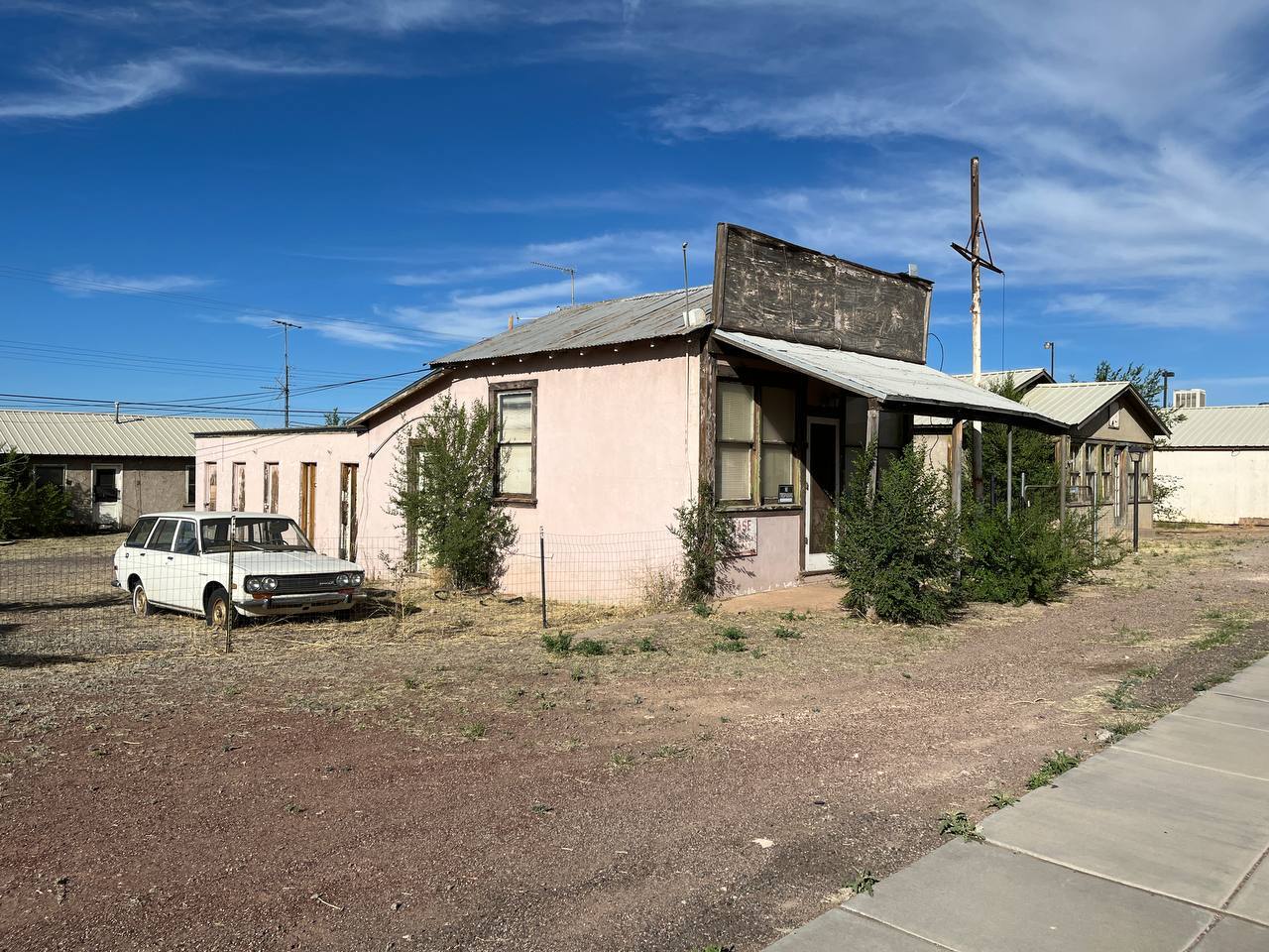 Seligman - the prototype of Radiator Springs from Cars - My, Travels, Tourism, USA, Drive, Report, Route 66, Cars (cartoon), Auto, Abandoned, Video, Longpost, The photo, Arizona