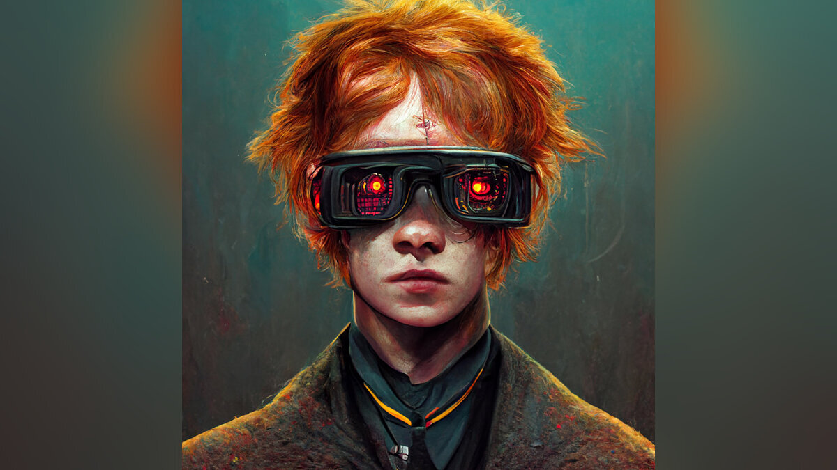 The neural network transferred the heroes of Harry Potter to the world of cyberpunk - it turned out unexpectedly well - Cyberpunk, Harry Potter, Art, Panache, Technologies, Longpost, Midjourney, Нейронные сети