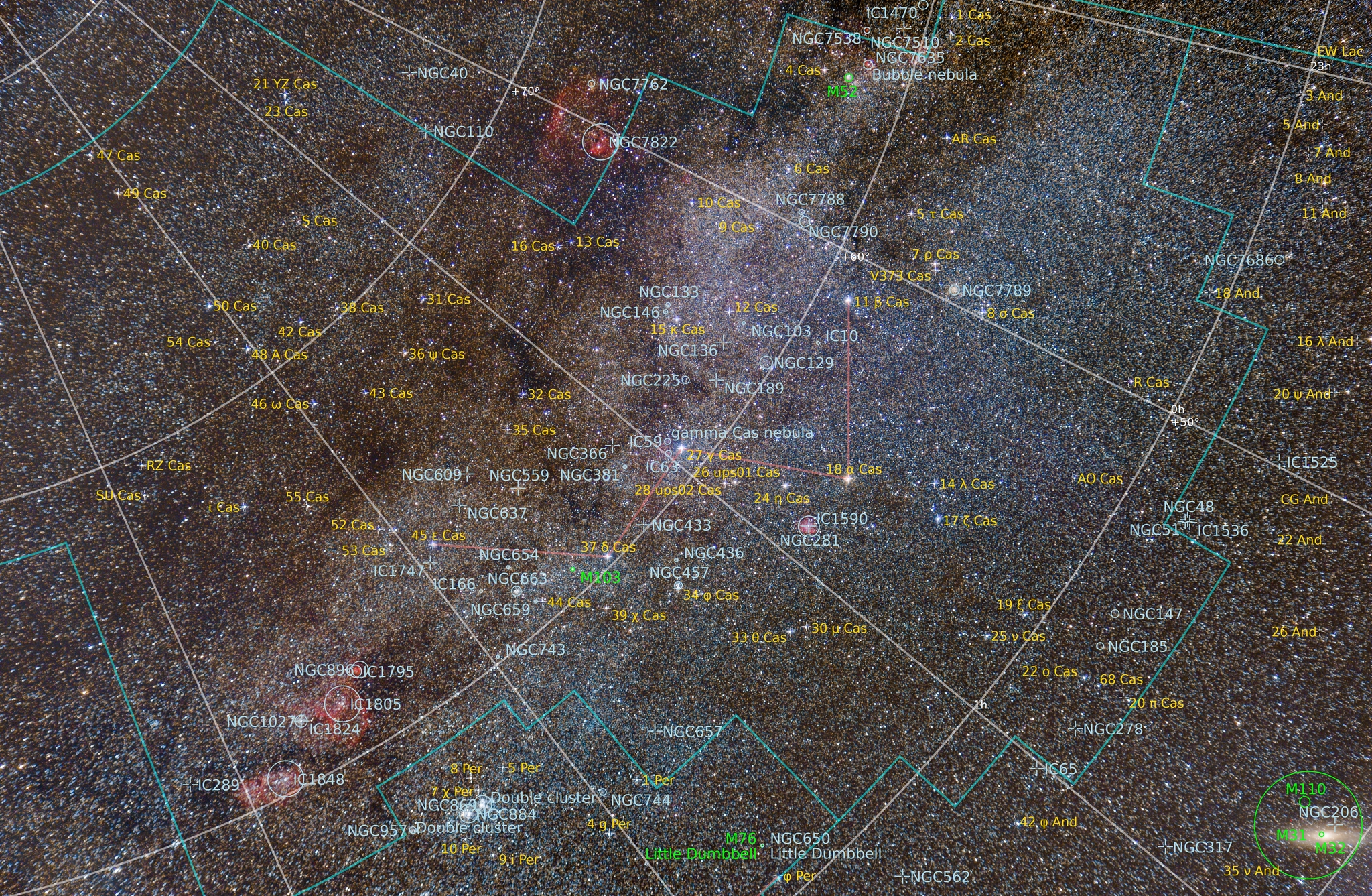 Astrohobby #23. Cassiopeia - My, Astronomy, Astrophoto, Starry sky, Milky Way, Stars, Space, Universe