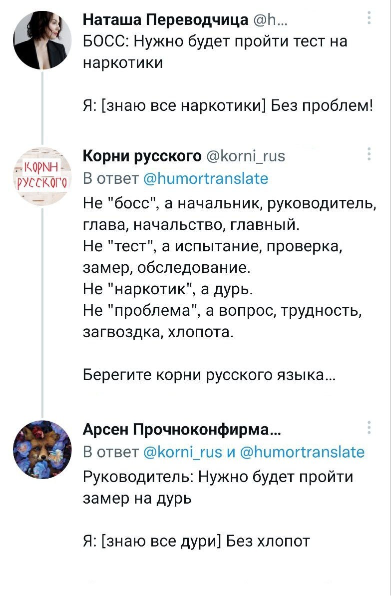 Freeze for stupidity - Twitter, Drugs, Russian language, Humor, Comments, Natasha Translator - Twitter, Screenshot