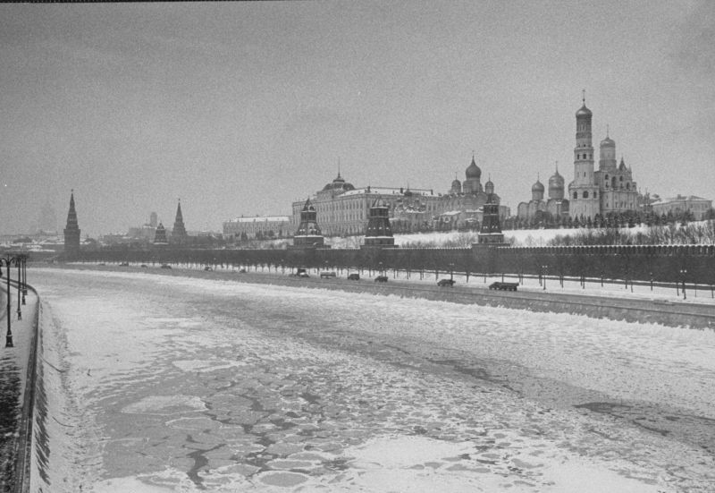 MOSCOW AND MUSCOVITES IN THE WINTER OF 1959 - the USSR, 50th, Old photo, Longpost, Black and white photo, Moscow