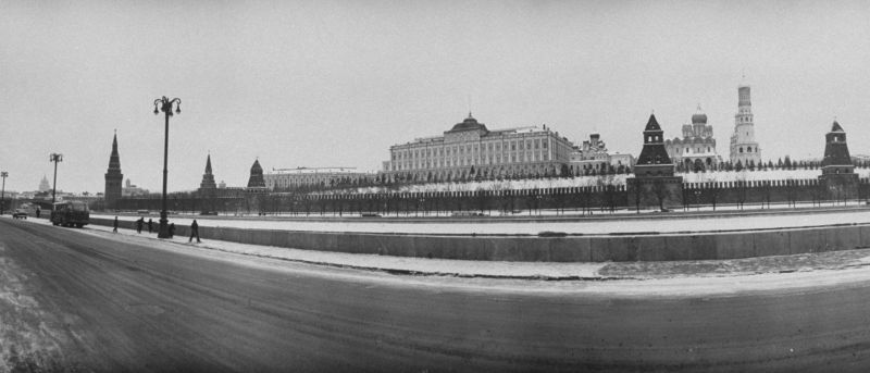 MOSCOW AND MUSCOVITES IN THE WINTER OF 1959 - the USSR, 50th, Old photo, Longpost, Black and white photo, Moscow