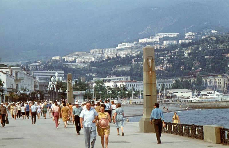 СОВЕТСКАЯ ЯЛТА В СЕМИДЕСЯТЫХ - СССР, 70-е, Старое фото, Длиннопост, Ялта