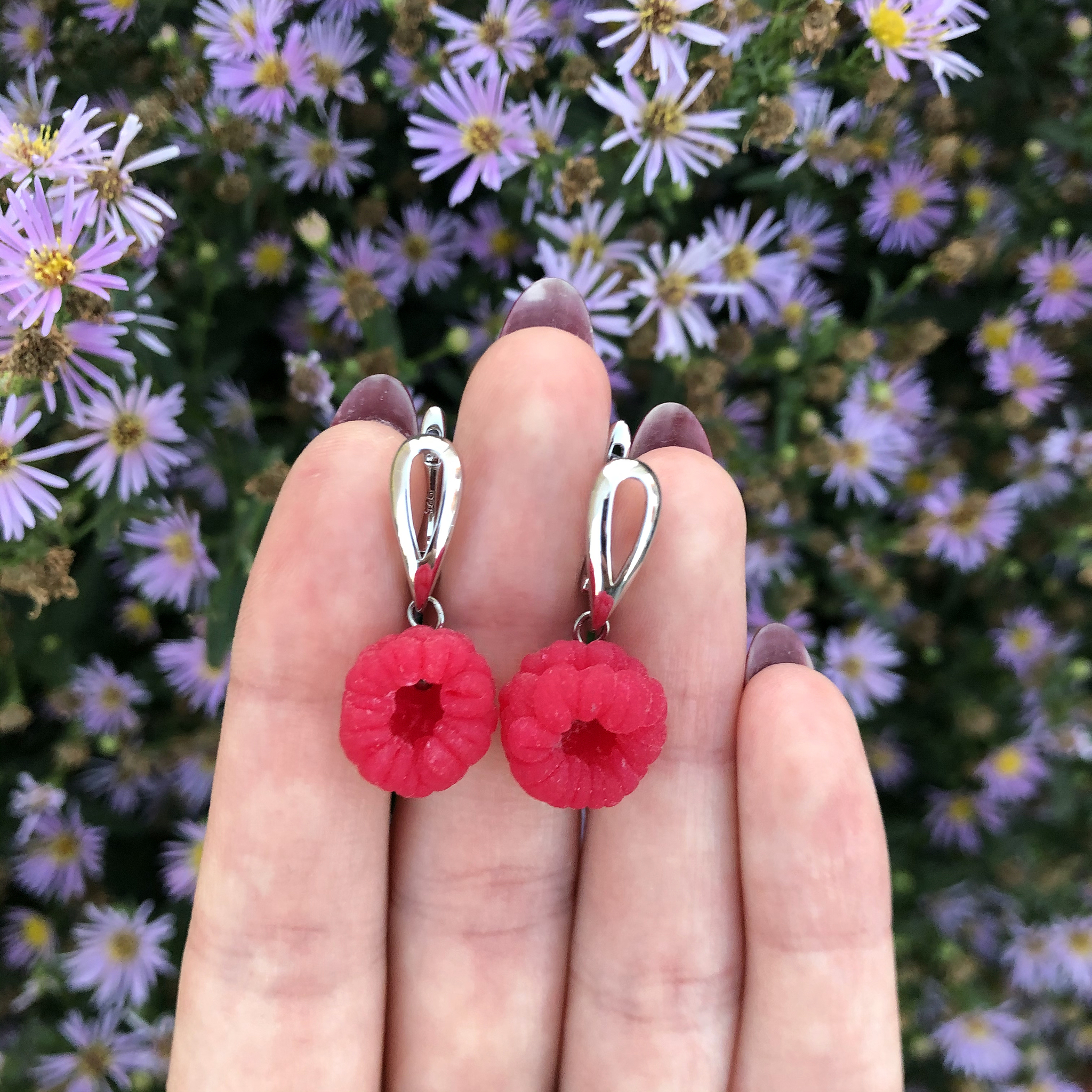 Berry minimalism - My, Decoration, Earrings, Needlework without process, Brooch, Presents, Berries, Pendant, Лепка, Polymer clay, Accessories, Needlework, Friday tag is mine, Summer, Handmade, Raspberries, Minimalism, A bracelet, beauty, Fashion, Style, Longpost