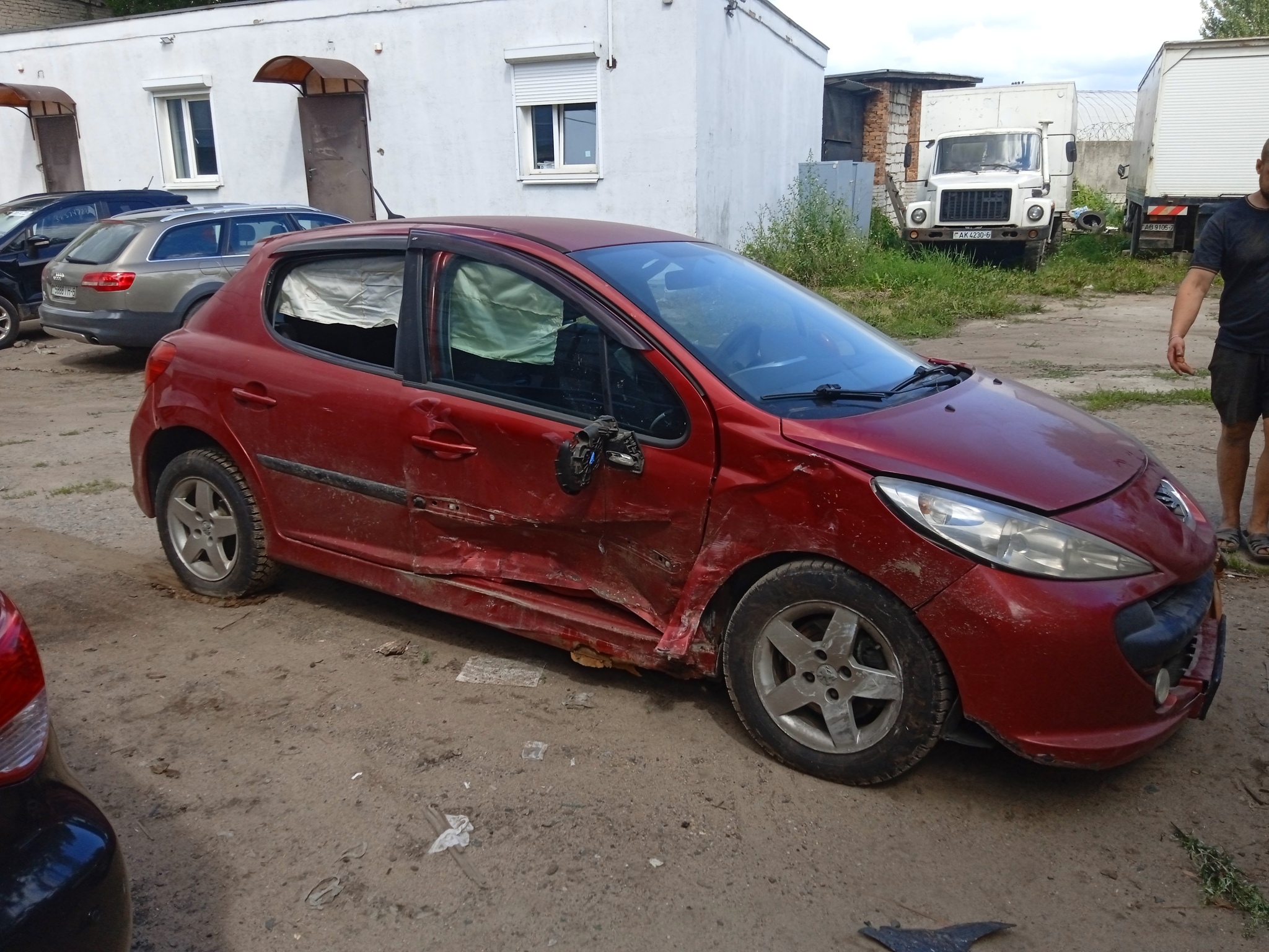 Body repair Peugeot 207 - My, Auto repair, Body, Building berth, Longpost