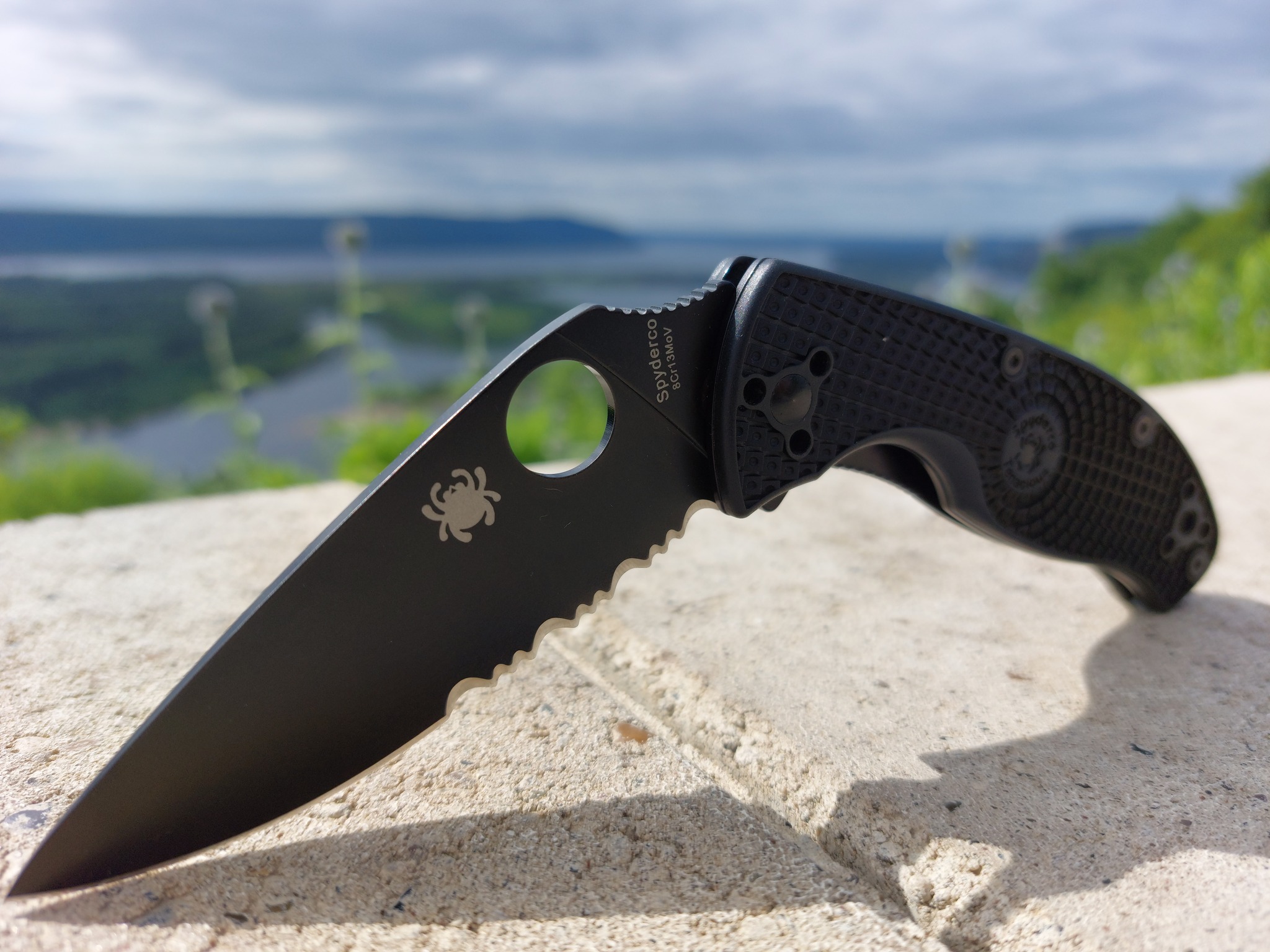 Spyderco tenacious - Моё, Spyderco, Природа