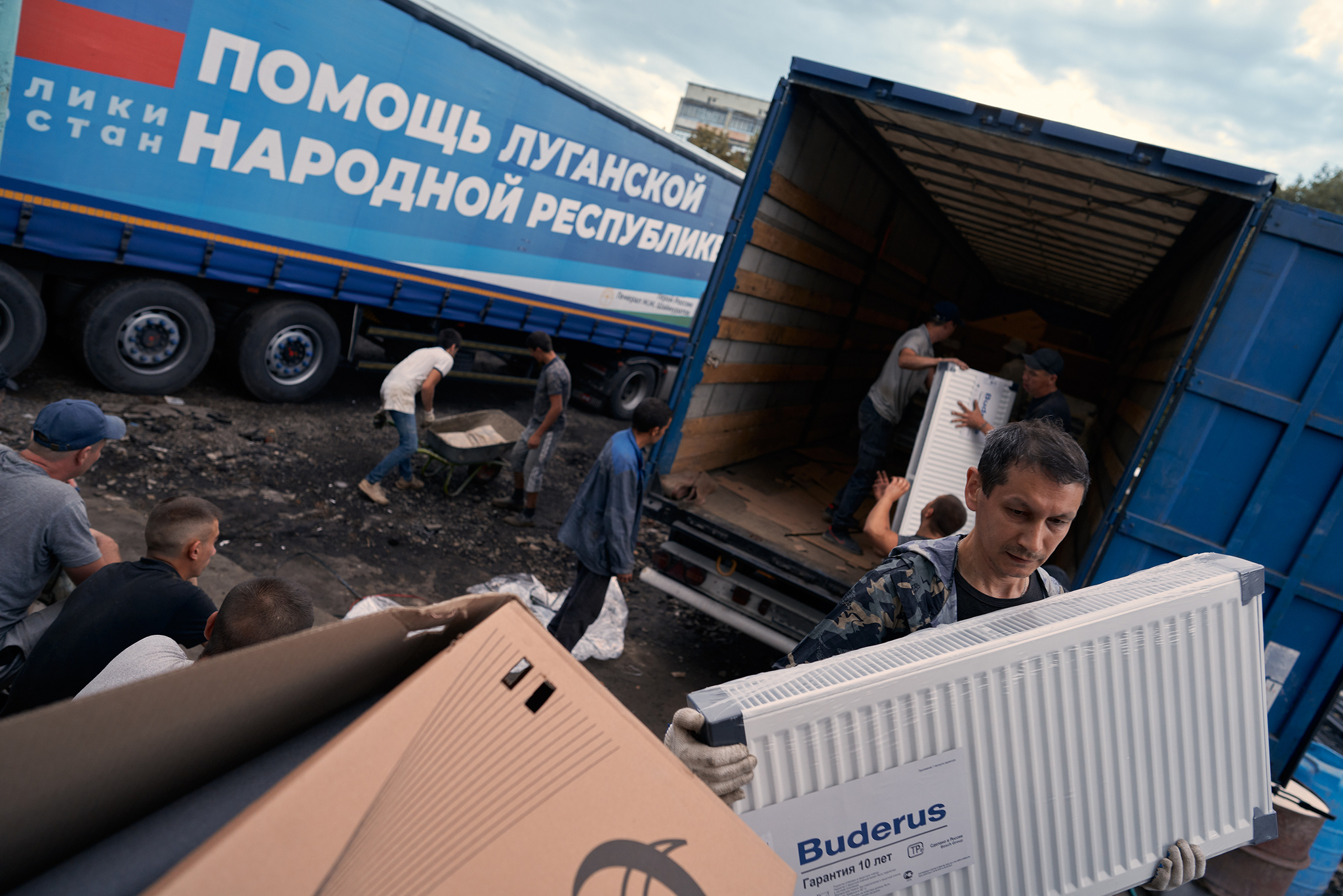 How I transported building materials to the LPR with the Bashkir gumconvoy - My, Politics, Donbass, LPR, Humanitarian aid, School, Bashkortostan, Video, Youtube, Longpost, Humanitarian convoy