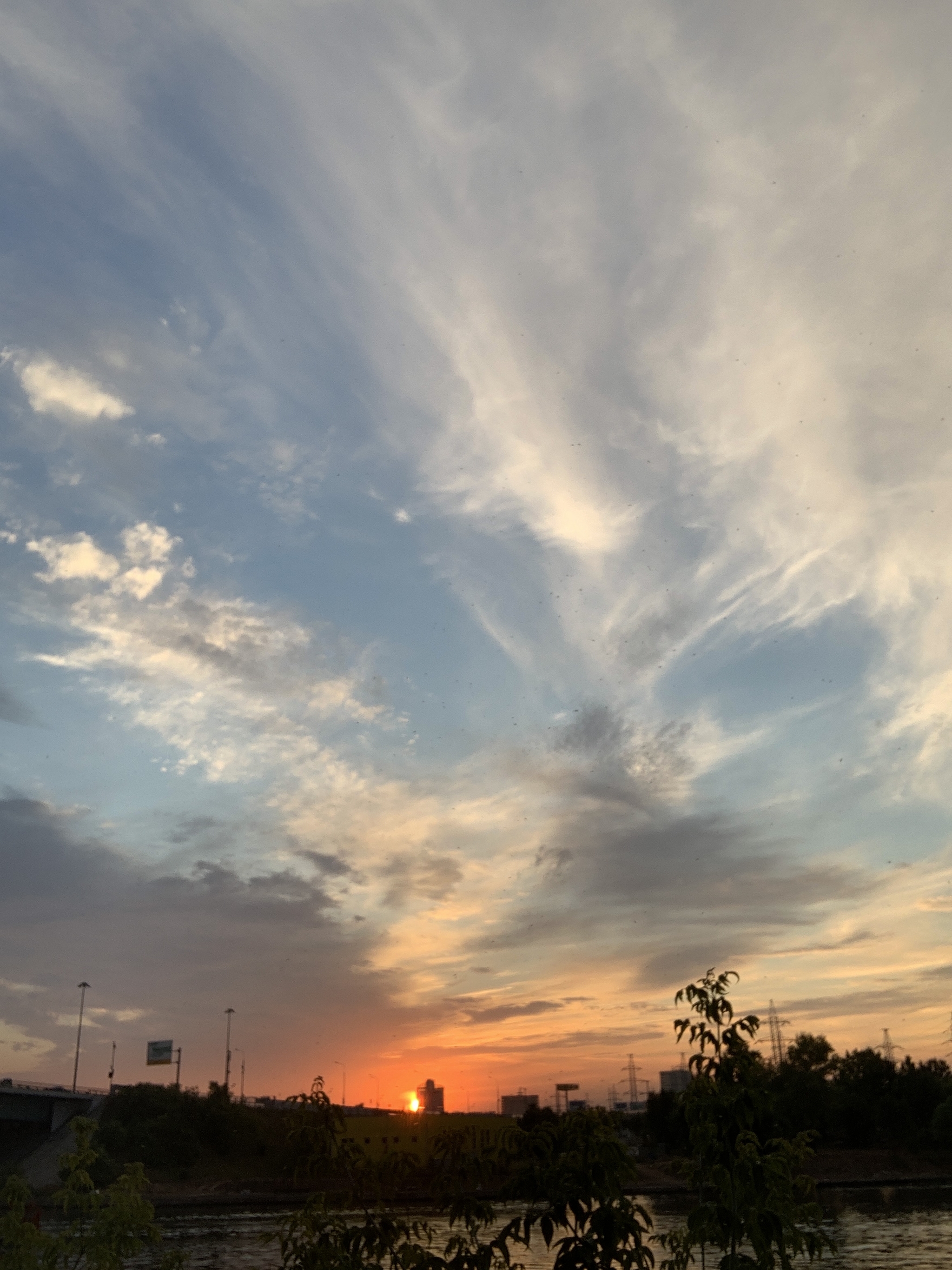 Beautiful sunset - My, Sunset, Levoberezhny, Moscow, Beautiful, Sky, Photographer, Longpost, The photo, No filters