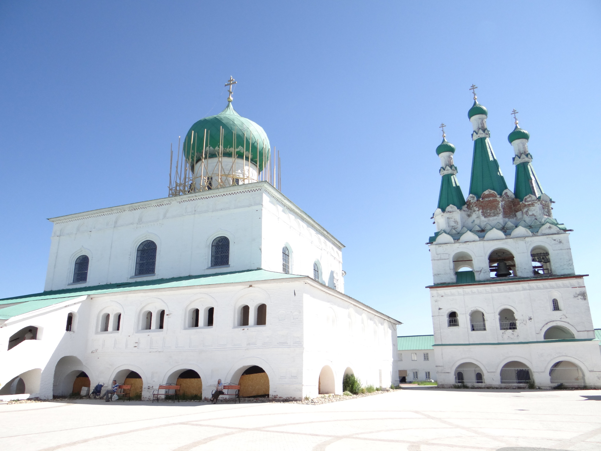 Александро-Свирский монастырь - Моё, Монастырь, Ленинградская область, Инсталляция, Великая Отечественная война, Новая Ладога, Река Свирь, Длиннопост, Путешествие по России