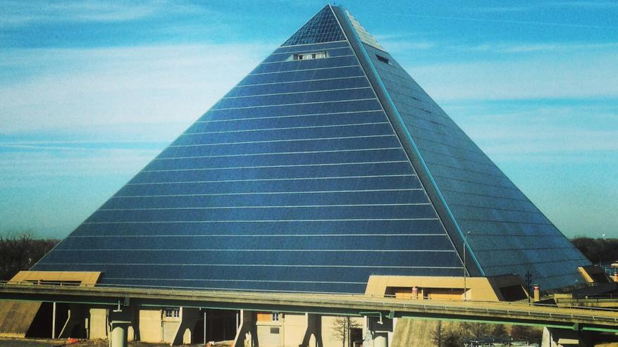 The Great American Pyramid: why it was built and what happened to it - sights, Architecture, USA, Memphis, Pyramid, Mat, Longpost
