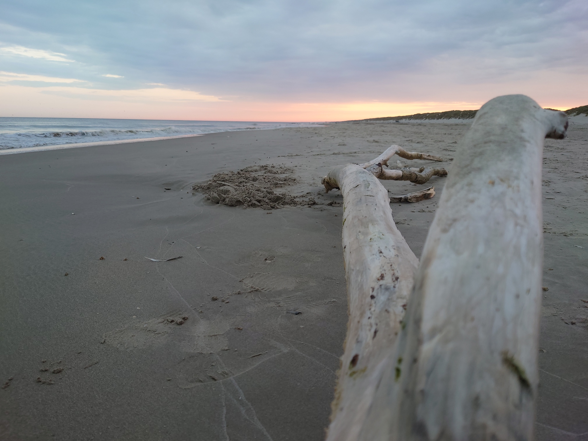 Dawn on the North Sea - My, Sea, Denmark, Beach, dawn, Vacation, Wave, Sand, Longpost, The photo