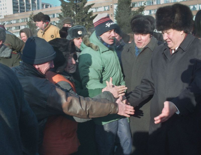 1996. VOTE OR LOSE TOUR - Russia, 90th, Old photo, Longpost, Boris Yeltsin, 1996, Politics