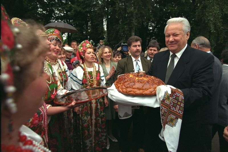 1996. VOTE OR LOSE TOUR - Russia, 90th, Old photo, Longpost, Boris Yeltsin, 1996, Politics