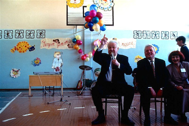 1996. VOTE OR LOSE TOUR - Russia, 90th, Old photo, Longpost, Boris Yeltsin, 1996, Politics