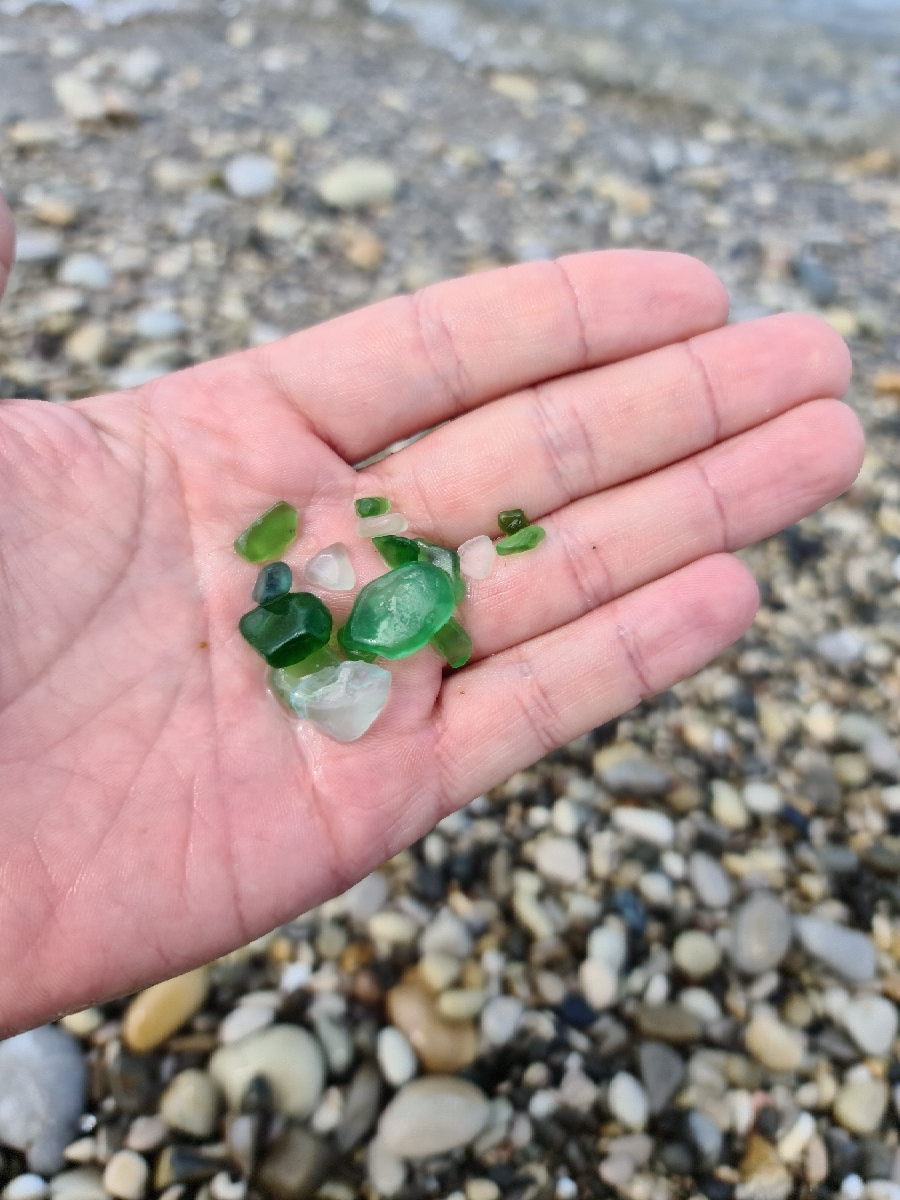 Gemstones of childhood - My, Black Sea, Vacation, Beach, A rock