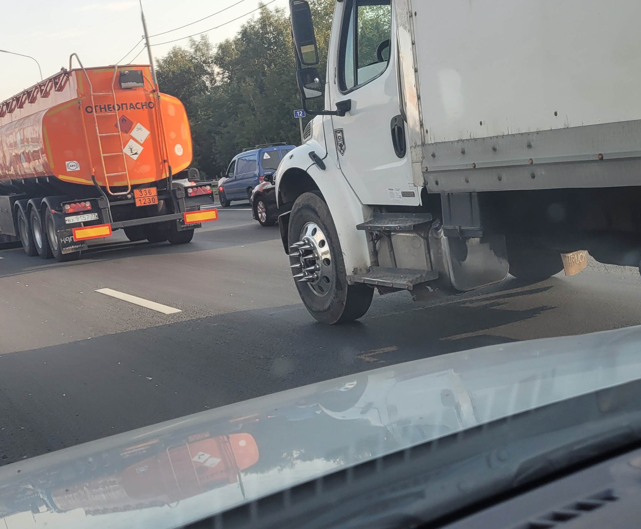 Mad Max on the Moscow Ring Road - My, Auto, Collective farm tuning, Crazy Max