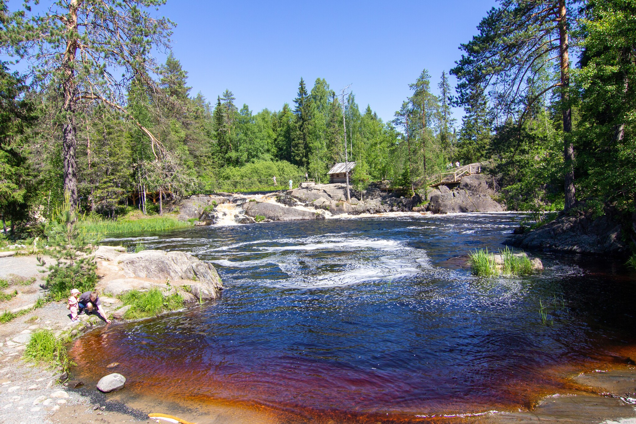 Водопады Карелии - Моё, Фотография, Водопад, Карелия, Длиннопост