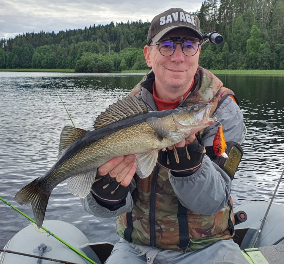 Beautiful fish Janisjarvi - My, Fishing, Wobbler, Spinning, Pike, Ide, Longpost