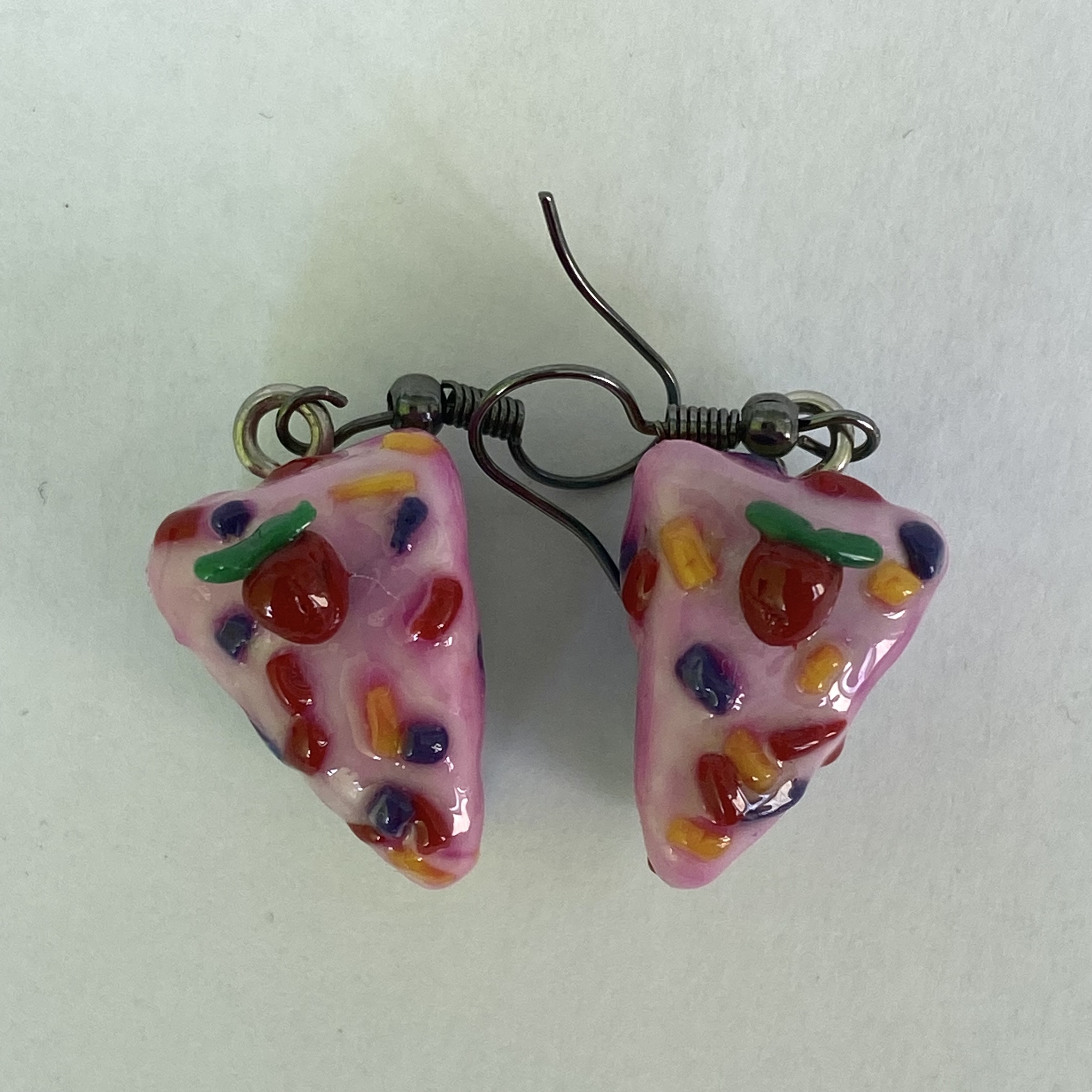 Earrings cakes - My, Needlework, Earrings, Decoration, Polymer clay, With your own hands, Crafts, Cake, Clay, Creation, Creative people, Jewelry, Products, Hobby, Enthusiasm, Interests, Longpost, Needlework without process