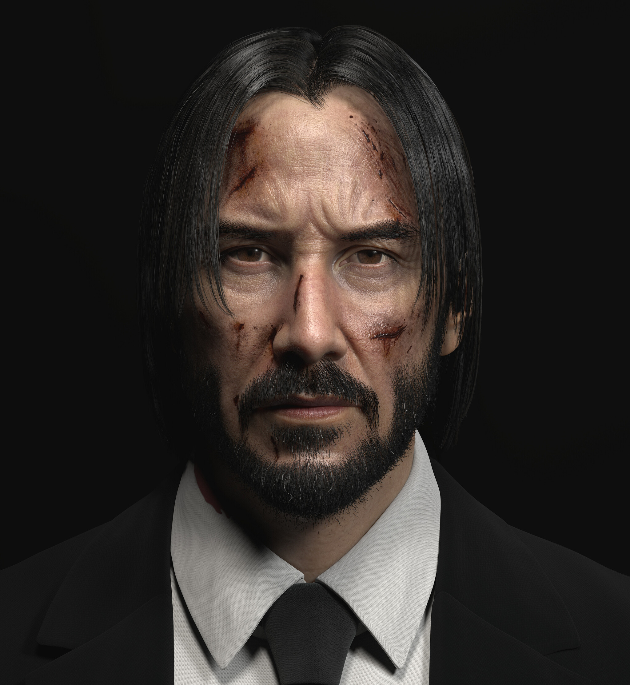 Fantastic Four - Art, Artstation, Actors and actresses, Keanu Reeves, Mads Mikkelsen, Johnny Depp, Tom Cruise, Movies, John Wick, Jack Reacher, Games, Death stranding, Celebrities, 3D, Longpost