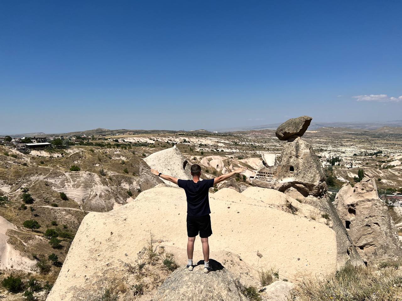 Cappadocia. Uchisar - My, Travels, Mountain tourism, Hike, Туристы, The rocks, Relaxation, Cappadocia, Turkey, Longpost