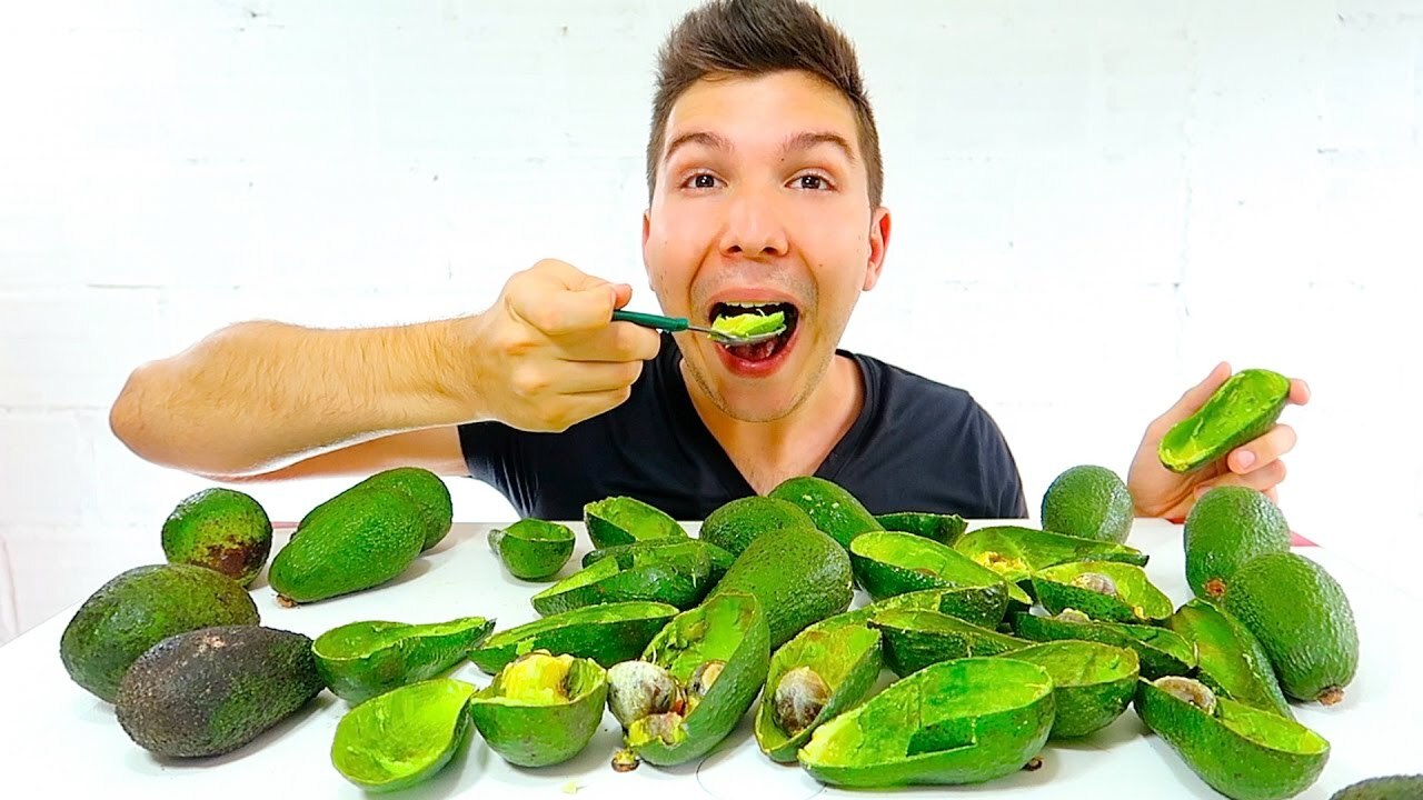 King of scandalous mukbang NIKOCADO AVOCADO - My, Mukbang, Bloggers, Youtube, Life stories, Obesity, Excess weight, Avocado, Video, Longpost