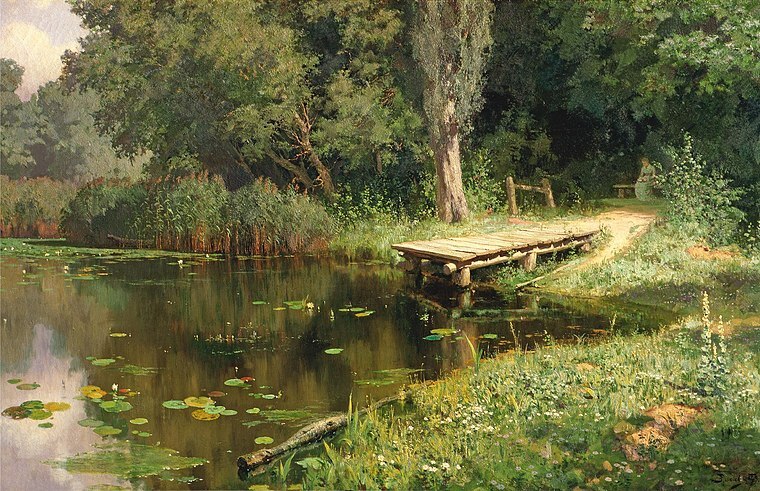 And in our yard... Mental paintings by the artist Polenov - My, Museum, Story, Painting, Painting, Art, Beginner artist, Longpost