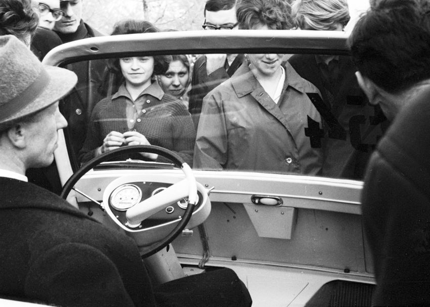 МОСКОВСКИЙ ПРАЗДНИК АВТОМОБИЛИСТОВ В 1966 ГОДУ - СССР, 60-е, Автовыставка, Старое фото, Длиннопост, Черно-белое фото