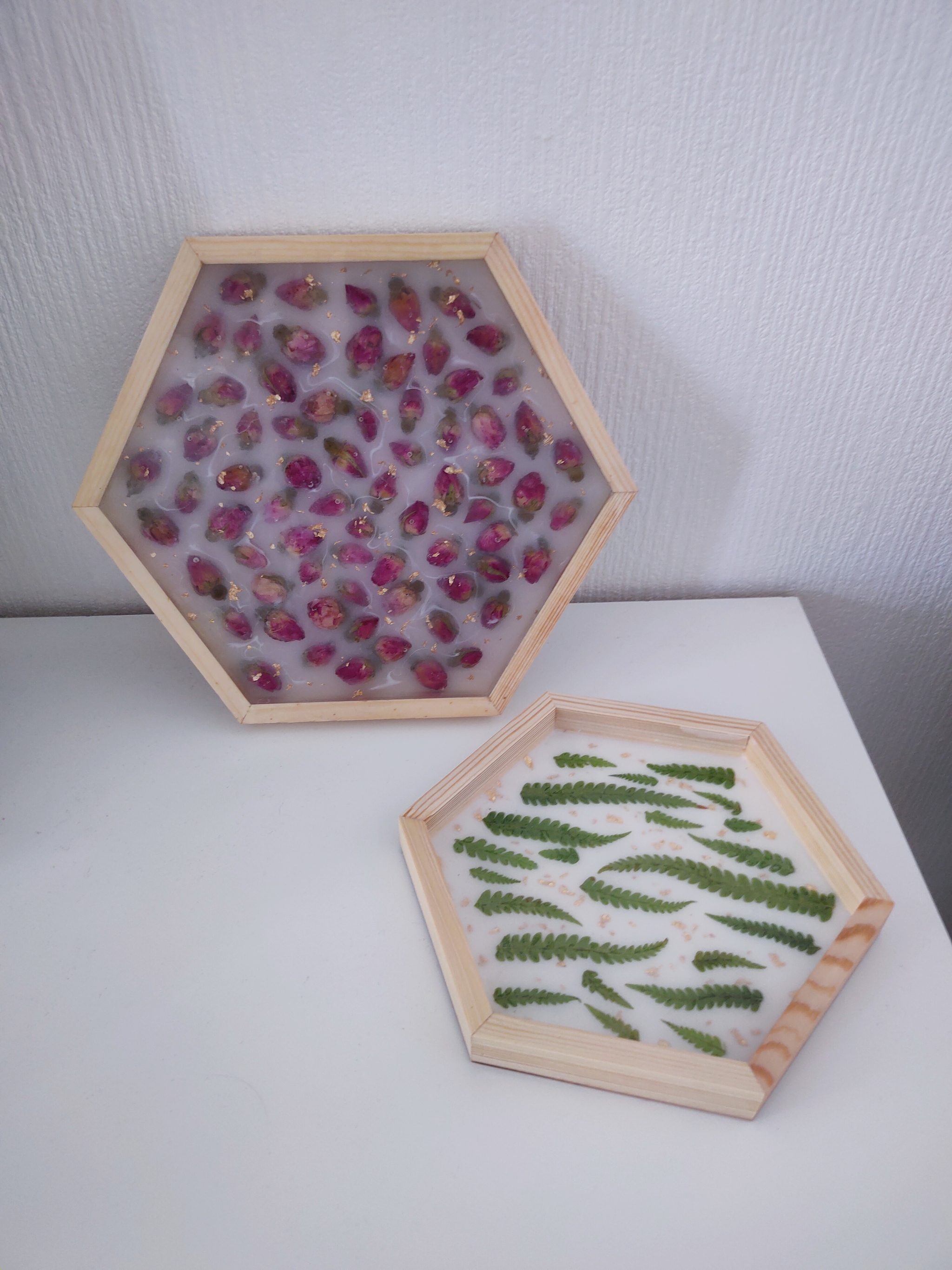 Wooden coasters and epoxy resin - My, Handmade, Epoxy resin, Creation, Dried flowers, Needlework with process, Longpost, Decoration