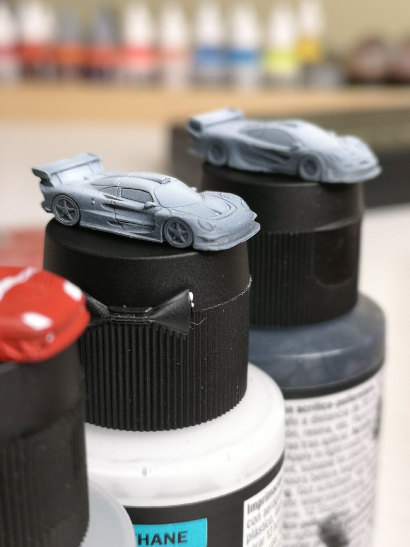 Paint cars in scale 1:160 part 1 - My, Painting miniatures, Board games, Race, cat, Miniature, Longpost, Racing cars