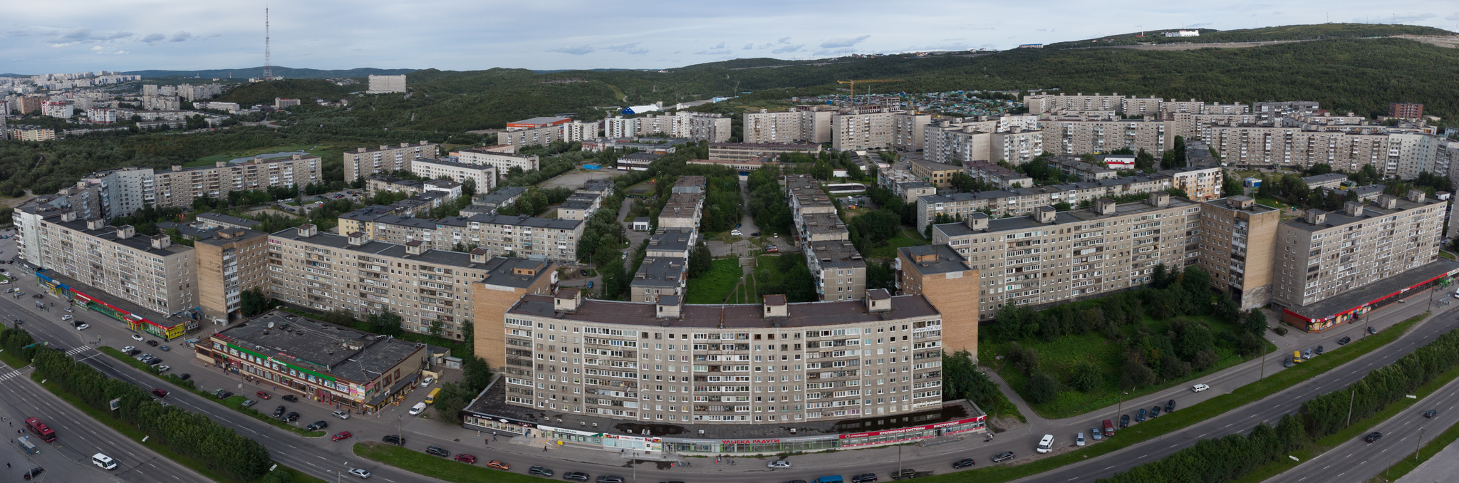 Длинный советский дом в Мурманске | Пикабу