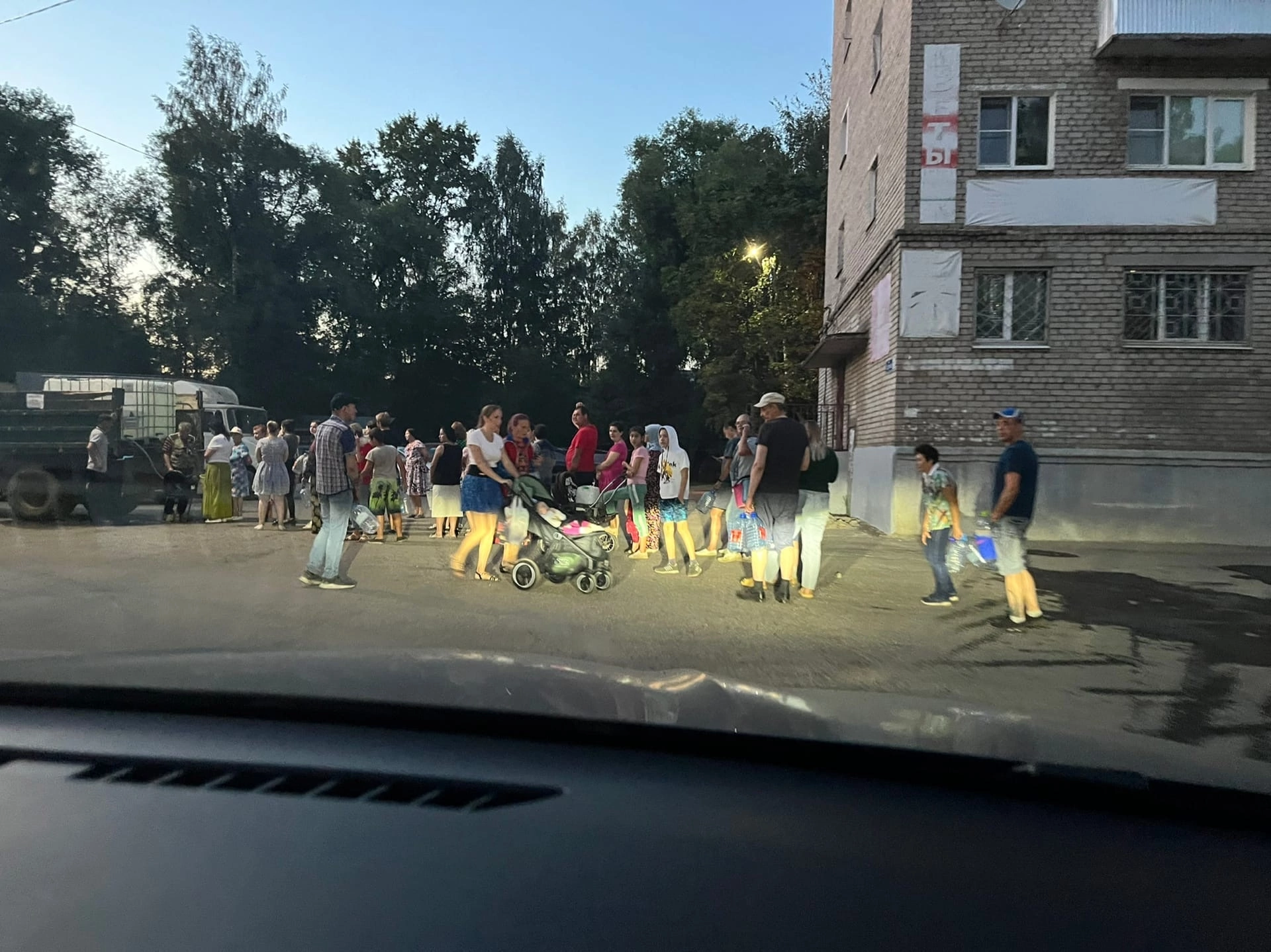 В Кимрах половина города осталась без воды | Пикабу