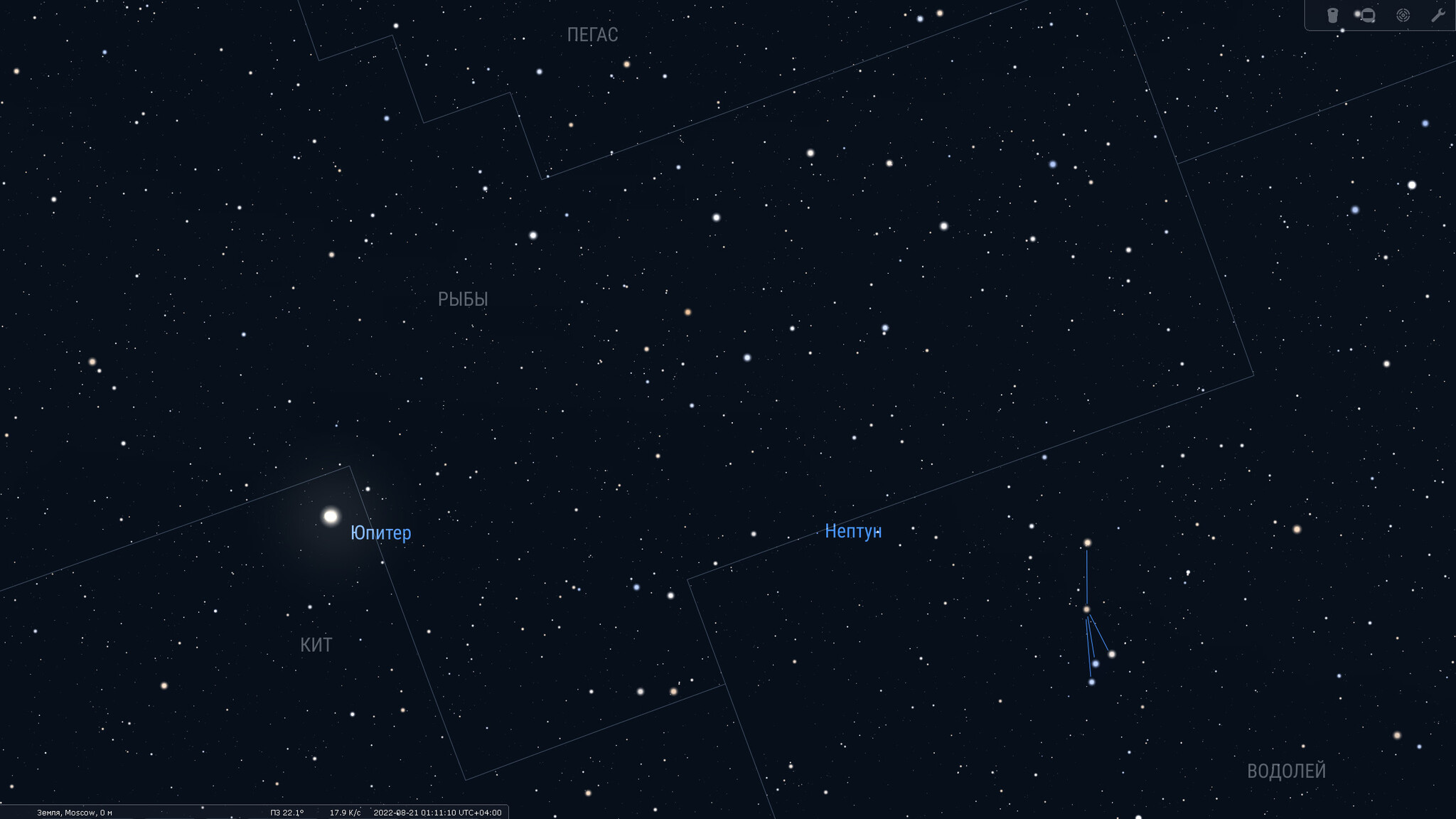 Night from 20 to 21 August 2022. Visibility of the Moon and planets. Circumpolar constellations - part 4 - My, Astronomy, Astronomical calendar, Planet, Constellations, Longpost