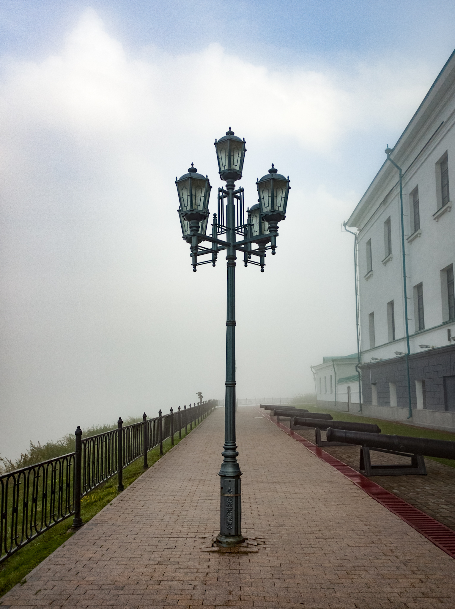 Foggy morning - My, Tobolsk, Fog, Morning, Mobile photography, Longpost