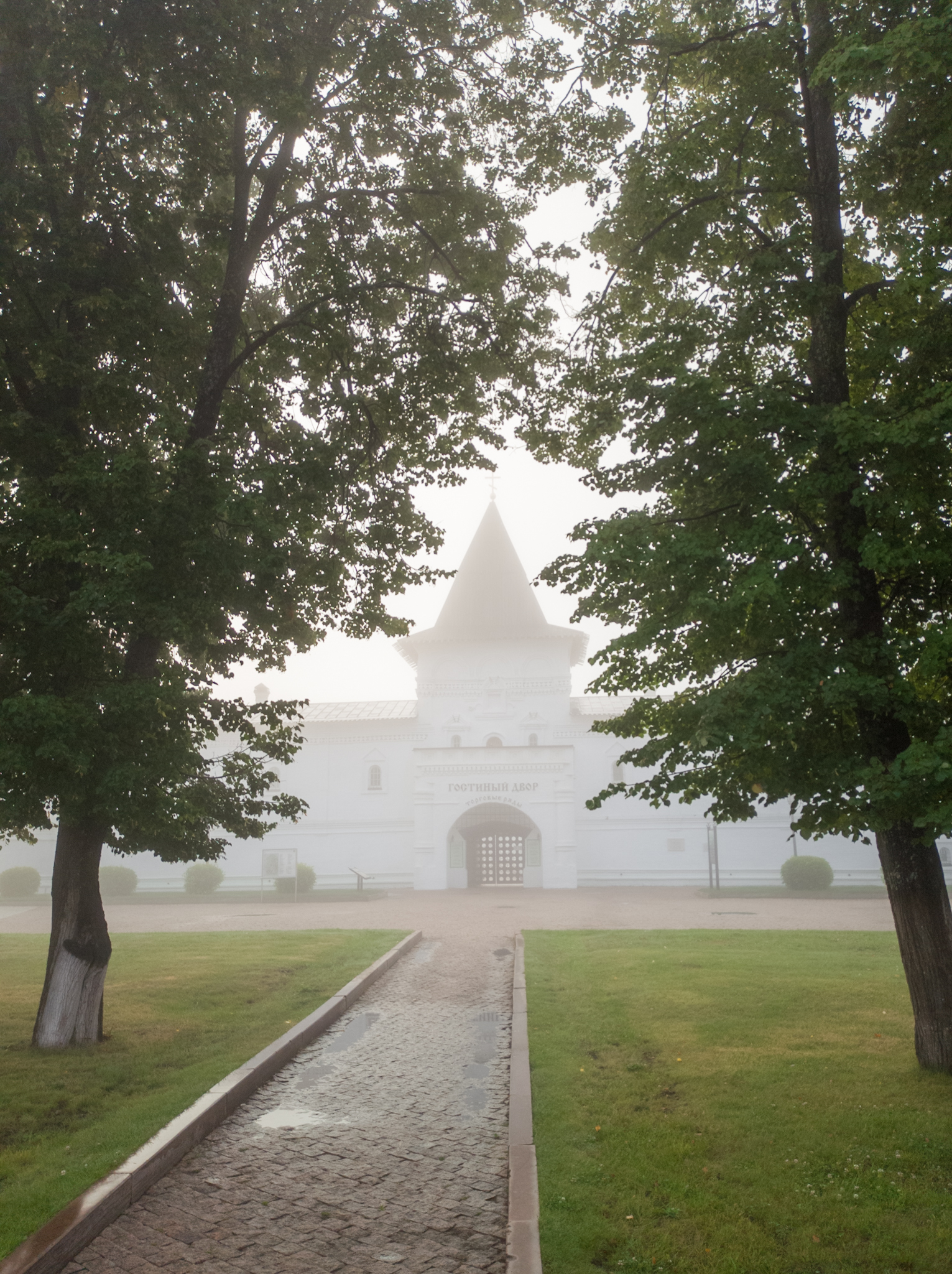 Foggy morning - My, Tobolsk, Fog, Morning, Mobile photography, Longpost