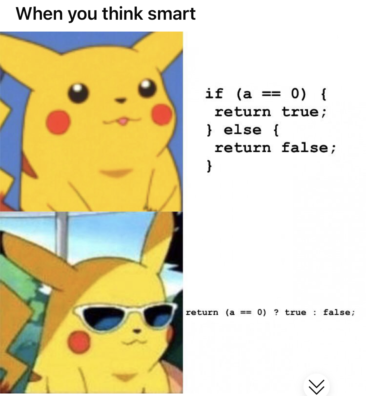 Cut 4 lines into 1 - Programming, Memes, Reddit, IT humor, IT, Picture with text