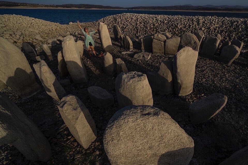 Spanish Stonehenge emerged from the lake after an unprecedented drought - Archeology, Spain, Around the world, Informative, Research, Entertaining, Dolmens, Megaliths, The science, Longpost