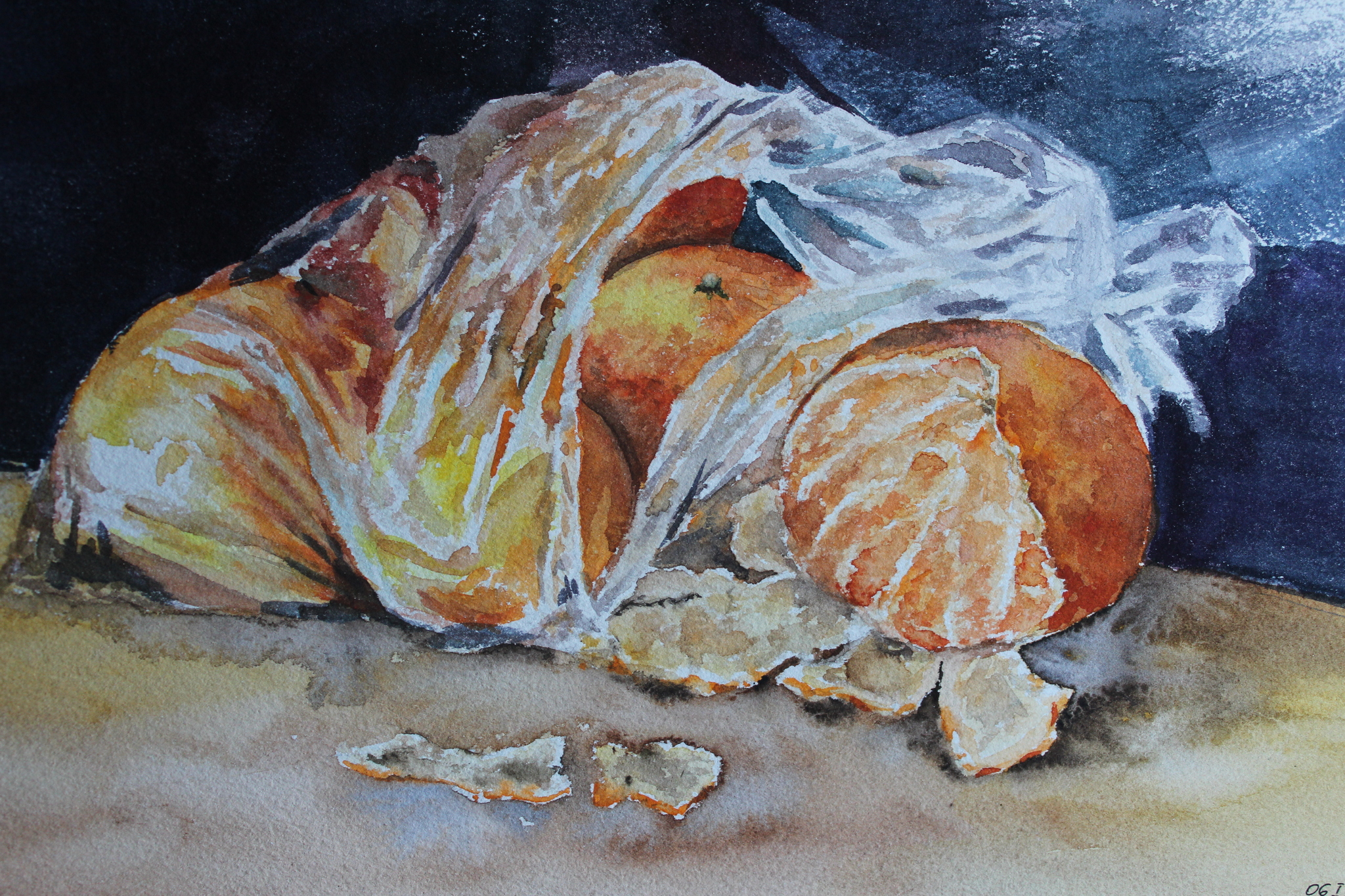 Watercolor - My, Watercolor, Still life