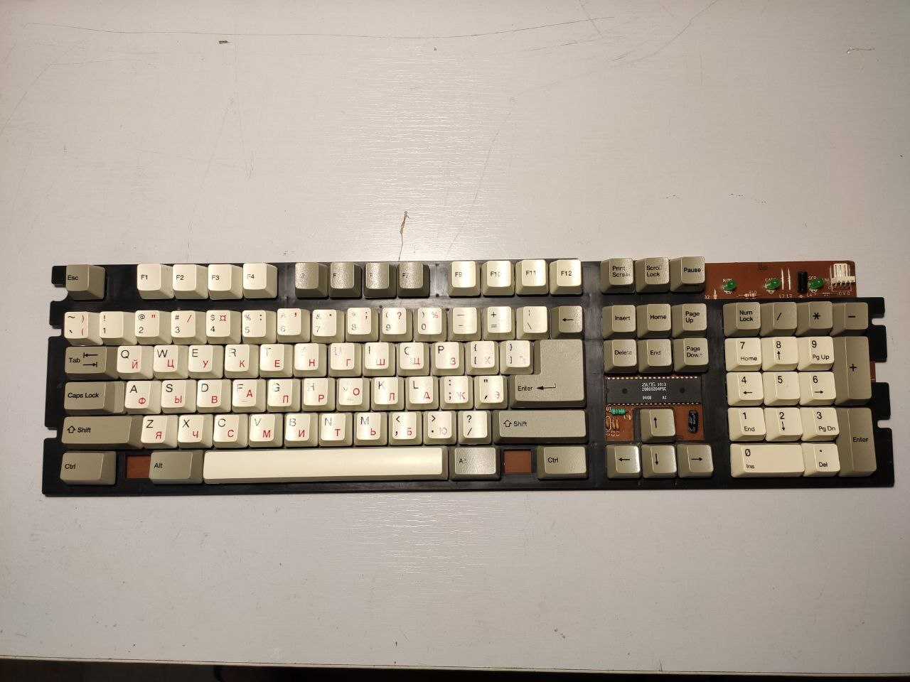 We turn the mechanical keyboard from the garbage into a modern one - My, Keyboard, Homemade, Longpost