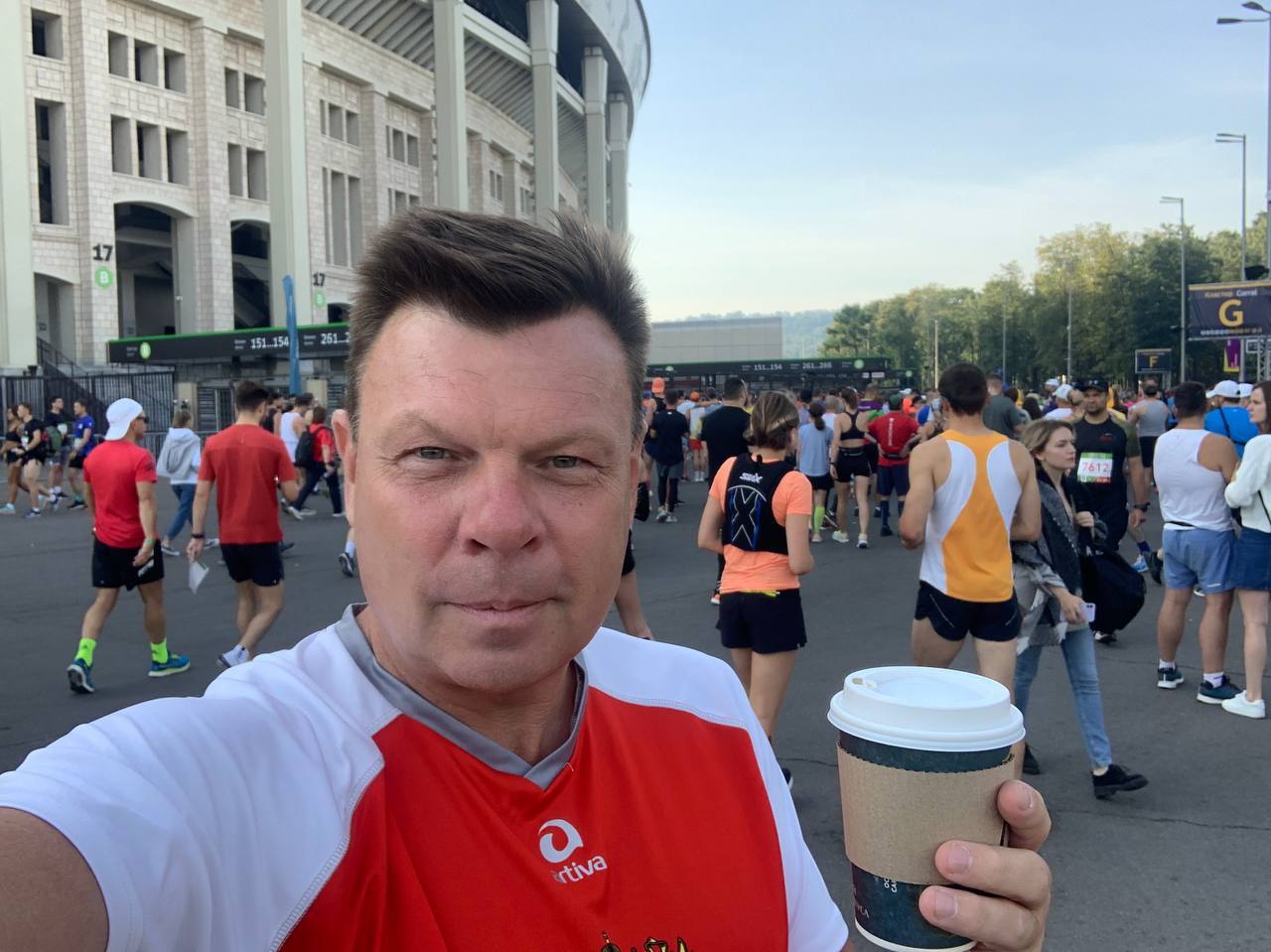 21 km and 100 m ahead. Half marathon Luzhniki - My, Andrey Bocharov, Half marathon, Sport, Run, Healthy lifestyle